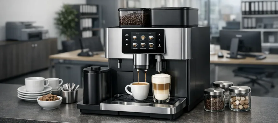 Buero-Kaffeevollautomaten kaufen: Leistungsstarke Geraete fuer den Arbeitsalltag