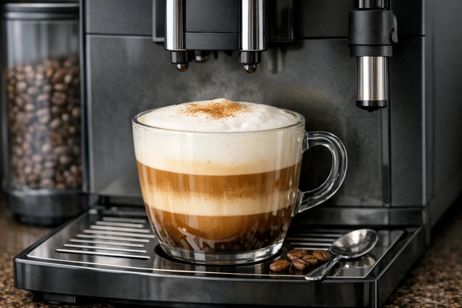 Cremiger Cappuccino aus dem Kaffeevollautomat