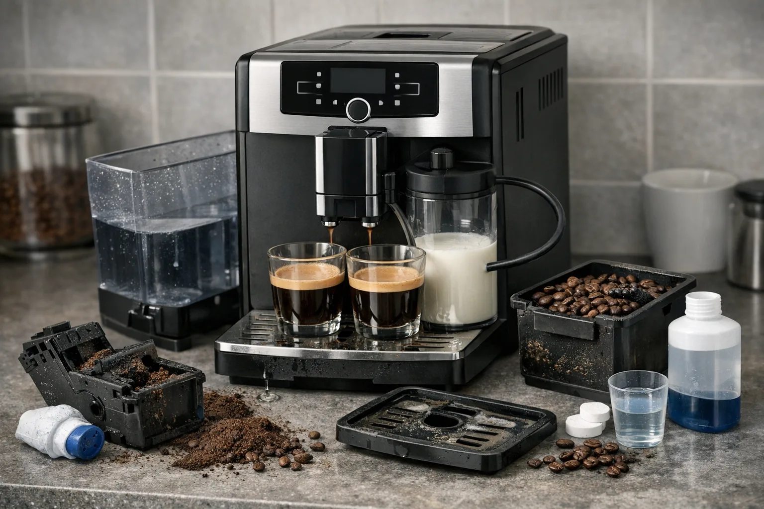 Haeufige Bedienungsfehler bei Kaffeevollautomaten und wie Sie diese vermeiden