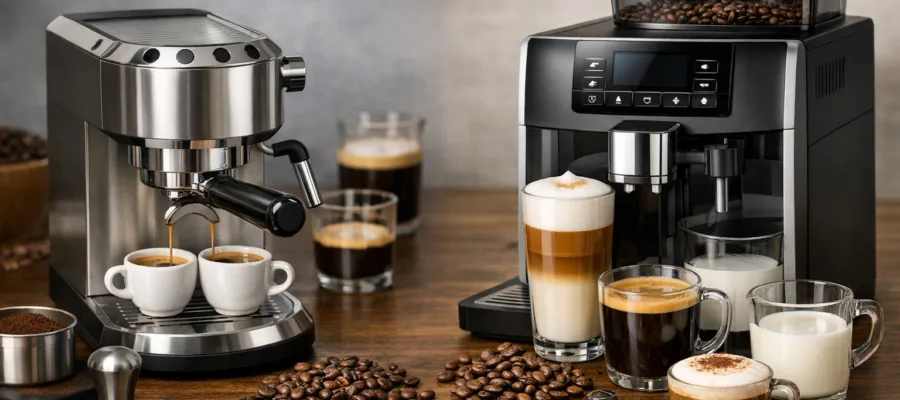 Vergleich Espresso- vs. Kaffeevollautomat: Welche Maschine passt zu Ihrem Kaffeegeschmack?