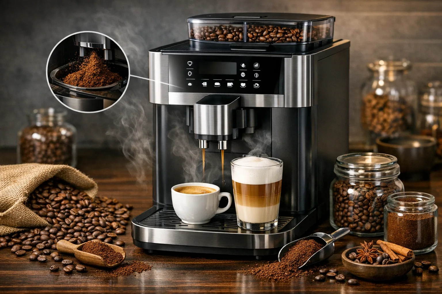 Vorteile von Kaffeevollautomaten mit Mahlwerk: Frische und Aroma perfekt vereint