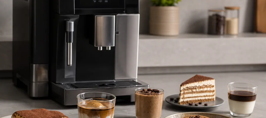 Desserts mit Kaffee aus dem Kaffeevollautomat: Suesse Rezepte mit Espresso
