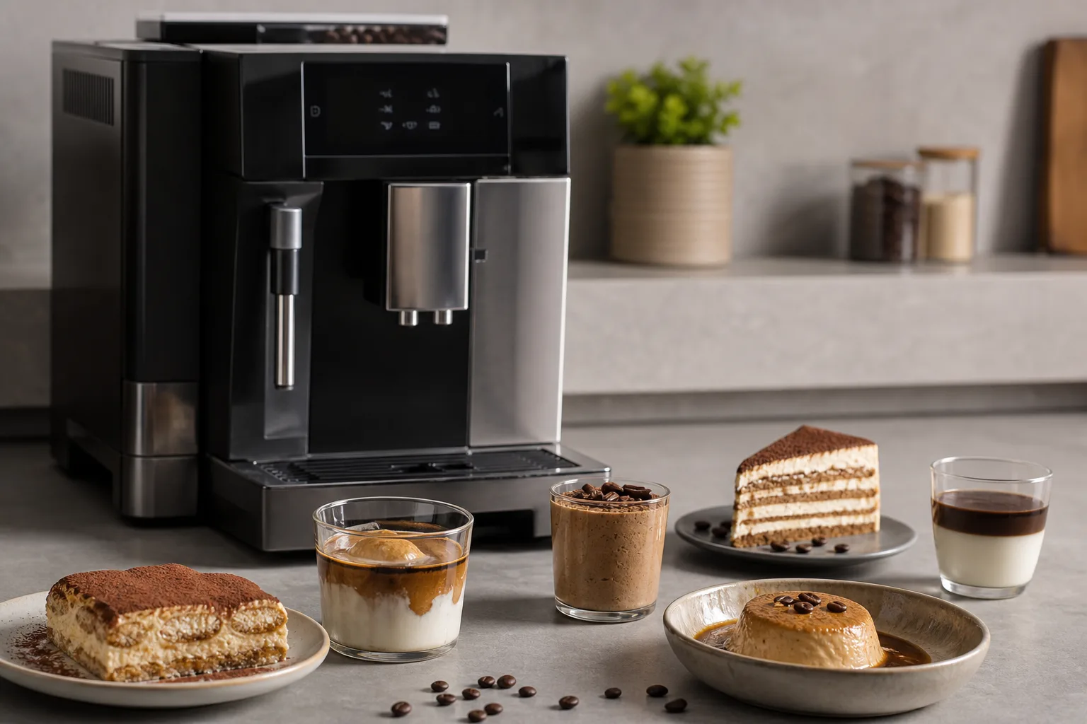 Desserts mit Kaffee aus dem Kaffeevollautomat: Suesse Rezepte mit Espresso