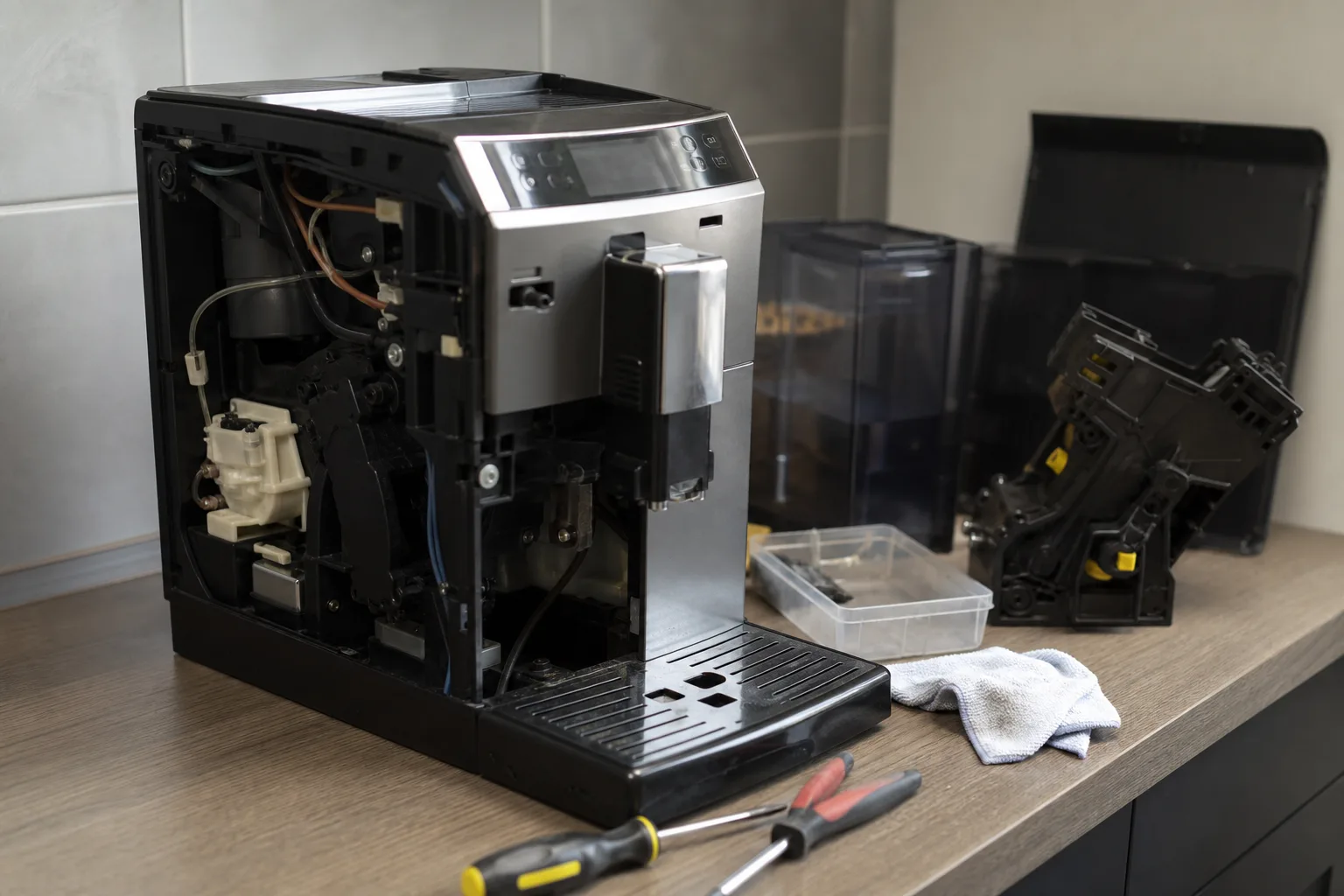 Fehlerbehebung bei Kaffeevollautomaten: Haeufige Probleme erkennen und loesen