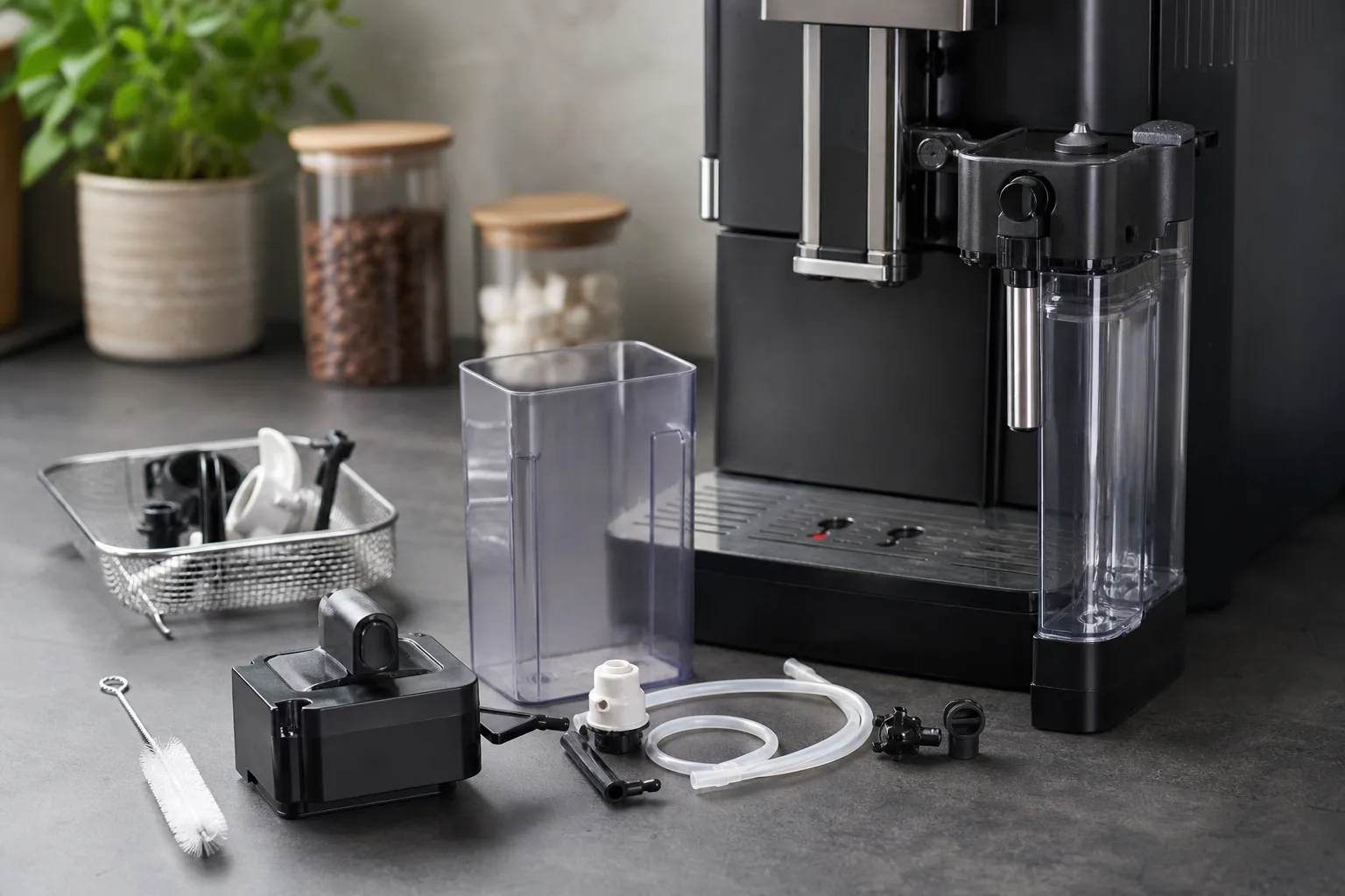 Kaffeevollautomat Milchsystem pflegen: Reinigung und Wartung fuer cremigen Milchschaum