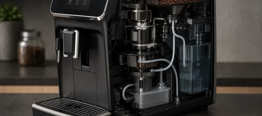 Wie funktioniert ein Kaffeevollautomat? Technik und Zubereitungsprozess einfach erklaert