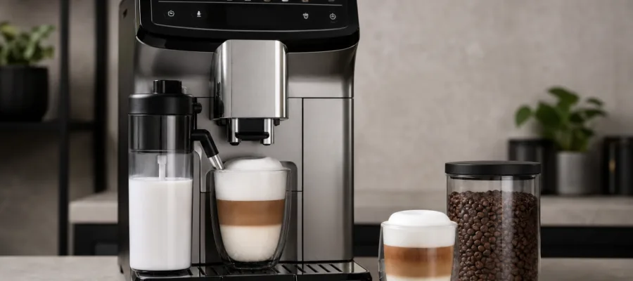 Latte Macchiato zuhause mit dem Kaffeevollautomat herstellen: Schritt-fuer-Schritt
