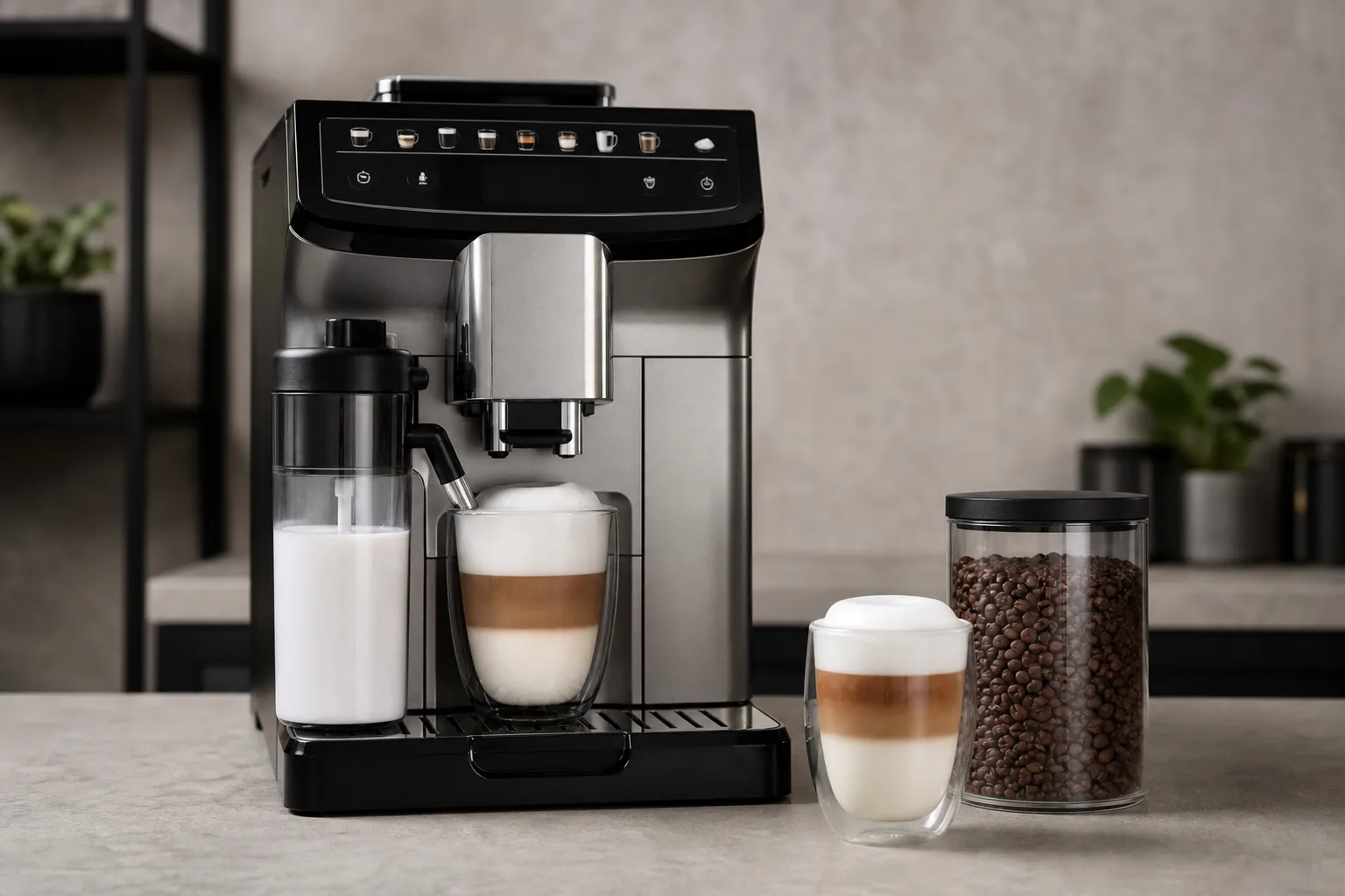 Latte Macchiato zuhause mit dem Kaffeevollautomat herstellen: Schritt-fuer-Schritt