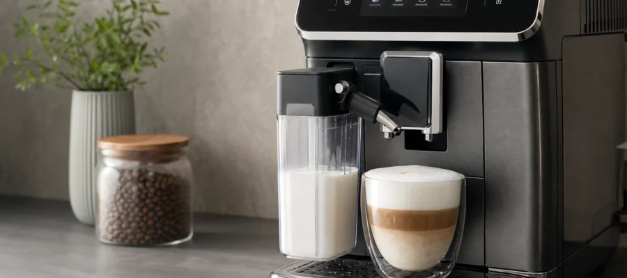 Milchschaum und Cappuccino mit dem Kaffeevollautomat: Anleitung fuer perfekten Schaum